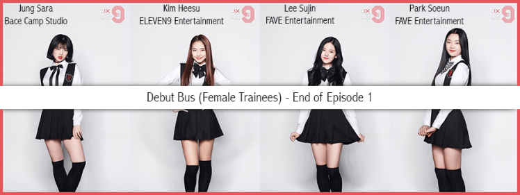 Debut Bus Female Trainees